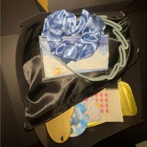 Elegant Blue and Black Hair Accessories Set
